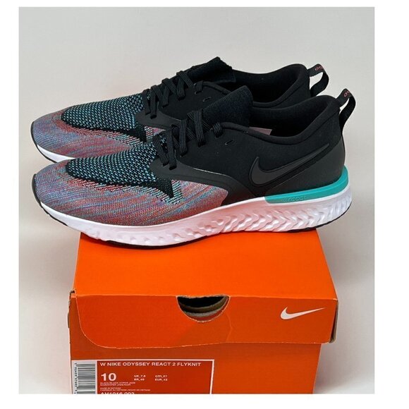 Nike Women's Odyssey React 2 Flyknit Running Shoes Size 10 - Picture 4 of 6
